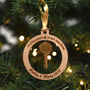 1st Christmas In New Home Personalised Christmas Bauble, thumbnail 4 of 6