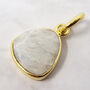 18k Gold Vermeil Plated Moonstone Everyday Necklace, thumbnail 2 of 5