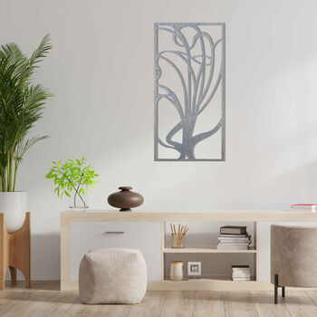 Abstract Wooden Tree Modern Accent For Room Decor, 6 of 12