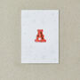Letter A Alphabet Iron On Patch, thumbnail 4 of 4
