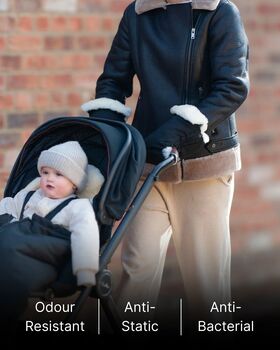 Sheepskin Pram Hand Mittens, 2 of 8