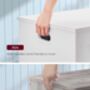 Storage Chest Modern Style Bench With Safety Hinges, thumbnail 8 of 8