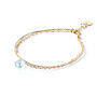 November Topaz Gold And Silk Birthstone Bracelet, thumbnail 3 of 6