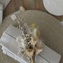 White Sandstone Rope Dining Placemat, thumbnail 1 of 7