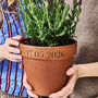 Mr And Mrs Personalised Terracotta Plant Pot, thumbnail 3 of 3