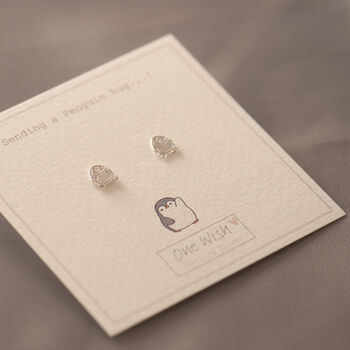 Penguin Sterling Silver Stud Earrings, 6 of 12