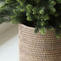 Marbury Round Rattan Planter, thumbnail 2 of 7