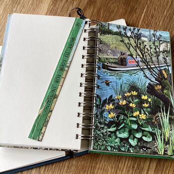 'What To Look For In Spring' Upcycled Notebook, 3 of 5