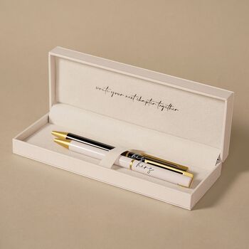'His And Hers' Pen Gift Set For Couples, 6 of 6