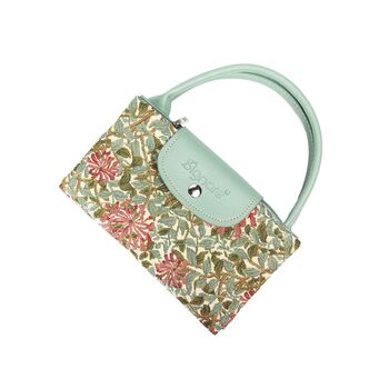 May Morris Honeysuckle Foldaway Bag + Gift Coin Purse, 6 of 10