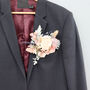 Floral Pocket Square Wedding Flowers, thumbnail 11 of 12