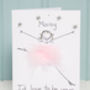 Personalised 3D I'd Love To Be Your Maid Of Honour Card, thumbnail 2 of 2