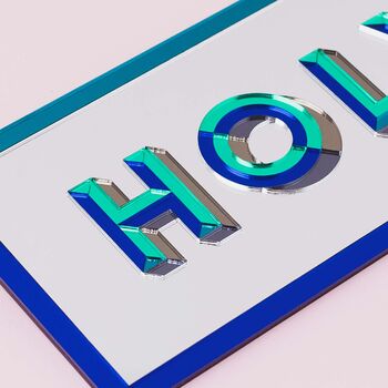 Holy Shit Mirror Sign, Sweary Wall Art, 2 of 5