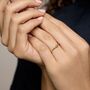 Gold Vermeil Dainty Gemstone Ring, thumbnail 2 of 8