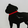 Staffie Clock With Wagging Tail, thumbnail 2 of 2