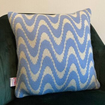 Shockwave Knitted Cushion, 7 of 12