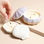 Seashell Cocoa Butter And Vanilla Candle, thumbnail 3 of 4
