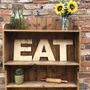 Home And Garden Personalised Signs Gold Metal Letters, thumbnail 2 of 6
