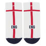 Limited Edition England White Luxury Sports Men's Socks, thumbnail 1 of 3