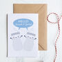 Personalised New Baby Twins Card With Milk Bottles, thumbnail 3 of 3
