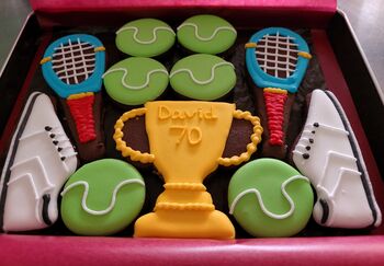 Personalised Tennis Biscuit Tin, 8 of 8