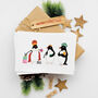 Silly Penguins Christmas Card Pack, thumbnail 5 of 9