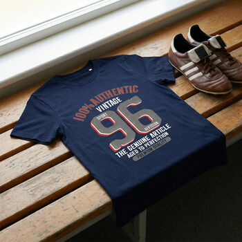 'Authentic Vintage 1996' 30th Birthday Gift T Shirt, 6 of 11