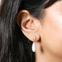 Sun And Pearl Drop Earrings In Gold, thumbnail 2 of 3