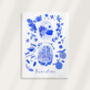 Scenes Of Barcelona, Spain Blue Tile Inspired Travel Print, thumbnail 9 of 11