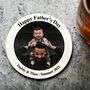 Personalised Leather Coaster For Dad, thumbnail 1 of 6