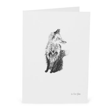 F Is For Fox Card, 2 of 2