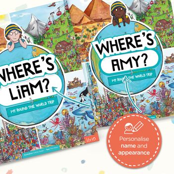 Personalised Kid's Book ‘My Search And Find World Trip’, 4 of 9