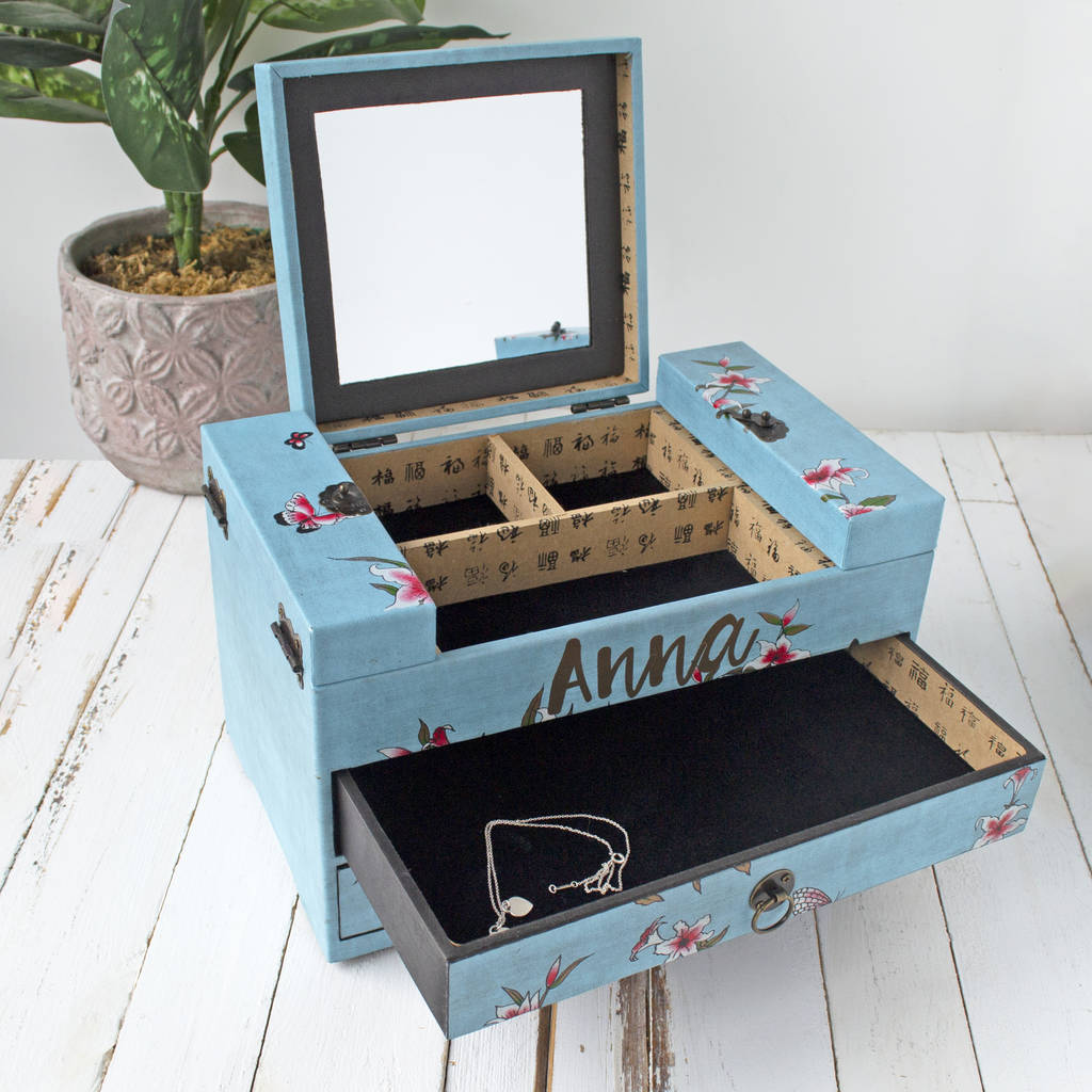Personalised Japanese Style Jewellery Box By Solesmith