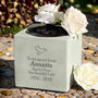 Personalised Dove Memorial Vase, thumbnail 1 of 3