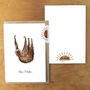 Sleuth Two Toed Sloth Greetings Card, thumbnail 2 of 7