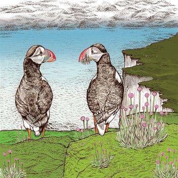 'Puffins' Print, 3 of 3