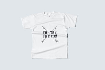 To The Trees! Robin Hood T Shirt, 2 of 6