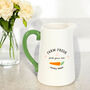 Farm Fresh Flower Vase Jug Gift For Her, thumbnail 3 of 6