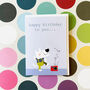 Dancing Dog Birthday Card, thumbnail 5 of 5
