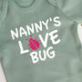 Personalised Love Bug Babygrow, thumbnail 2 of 7