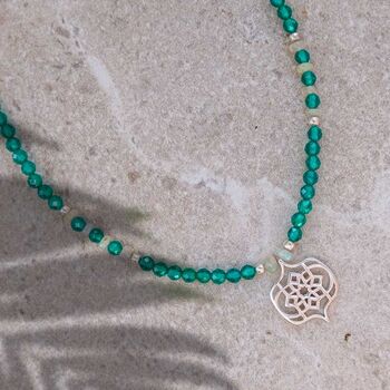 Sevilla Dream Green Onyx Necklace, 2 of 12