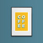 Coffee, Retro, Poster Print, thumbnail 4 of 7