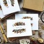 8x Dried Flower Autumn Thank You Cards, thumbnail 7 of 8