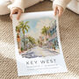 Florida Travel Print Of Key West, thumbnail 3 of 7
