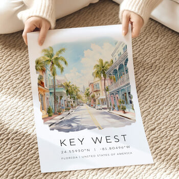 Florida Travel Print Of Key West, 3 of 7