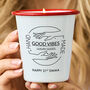 Personalised Good Vibes Birthday Candle, thumbnail 1 of 4