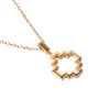 Baori One Silhouette Pendant Rose Gold Vermeil, thumbnail 3 of 3