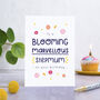 Blooming Marvellous Stepmum Birthday Card, thumbnail 1 of 7