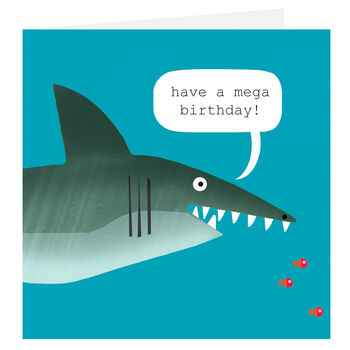 Megalodon Happy Birthday Card, 2 of 5