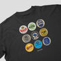 West Brom Football Beer Mats Oversized T Shirt, thumbnail 6 of 10